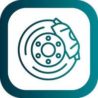 Brake disc Vector Icon Design