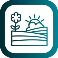 Field Vector Icon Design