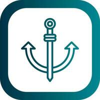 Anchor Vector Icon Design