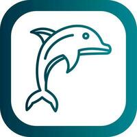 Dolphin Vector Icon Design