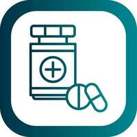 medicamentos vector icono diseño