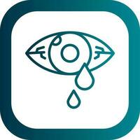 diseño de icono de vector de conjuntivitis