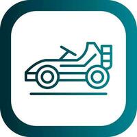 Go kart Vector Icon Design