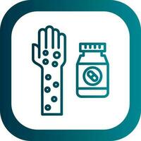 Drug allergy Vector Icon Design