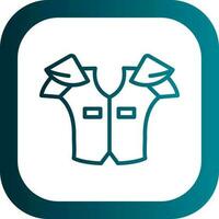 Shoulder pads Vector Icon Design