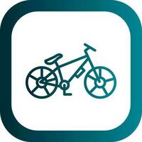 diseño de icono de vector de bicicleta de montaña