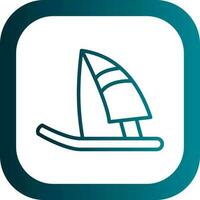 Windsurf Vector Icon Design