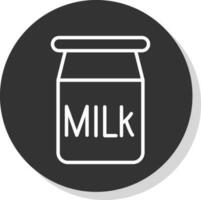 diseño de icono de vector de leche