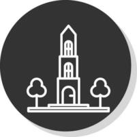 Dom tower Vector Icon Design