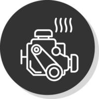 diseño de icono de vector de motor