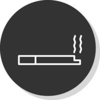 diseño de icono de vector de cigarro