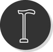 Walking stick Vector Icon Design