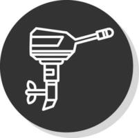 Boat engine Vector Icon Design