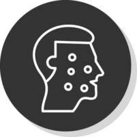 Redness Vector Icon Design