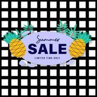 Summer sale brochure discount vector. Special price offer coupon for social media post,  promotion ad, shopping flyer, voucher, website campaign and advertising vector