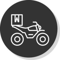 motocross vector icono diseño