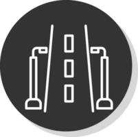 Street light Vector Icon Design