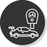 Parking meter Vector Icon Design