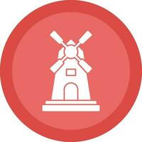 Windmill Vector Icon Design