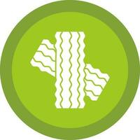 Bacon pie Vector Icon Design
