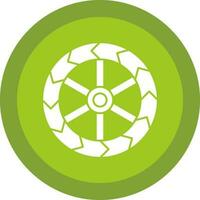 Wheels Vector Icon Design