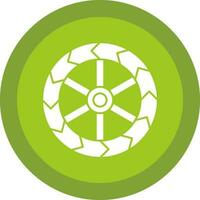 Wheels Vector Icon Design