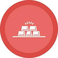 Gold bar Vector Icon Design
