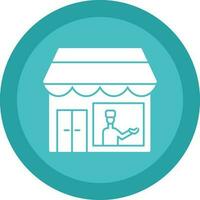 Shopkeeper Vector Icon Design