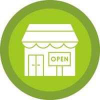 Opening shop Vector Icon Design