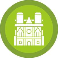 Notre dame Vector Icon Design
