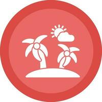 Island Vector Icon Design