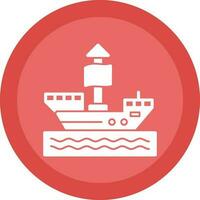 Pirate ship Vector Icon Design