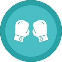 Boxing gloves Vector Icon Design