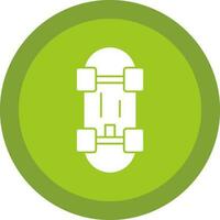 Skateboard Vector Icon Design