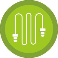 Jumping rope Vector Icon Design