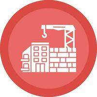 Construction site Vector Icon Design