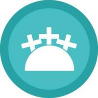 Cemetery Vector Icon Design