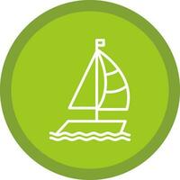 diseño de icono de vector de barco