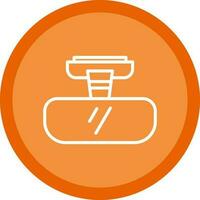 Rearview mirror Vector Icon Design