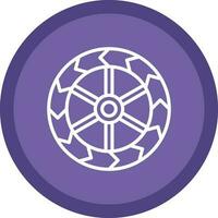 Wheels Vector Icon Design