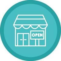 Opening shop Vector Icon Design