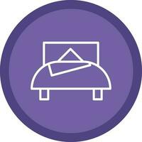 Bed Vector Icon Design