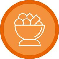 Moules frites Vector Icon Design