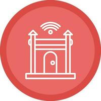 Halle gate Vector Icon Design