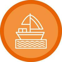 Boat Vector Icon Design