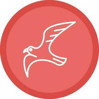 Seagull Vector Icon Design