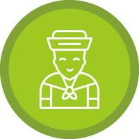 Sailor Vector Icon Design