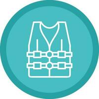 Life vest Vector Icon Design