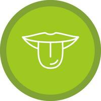 Tongue Vector Icon Design