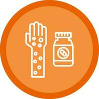 Drug allergy Vector Icon Design